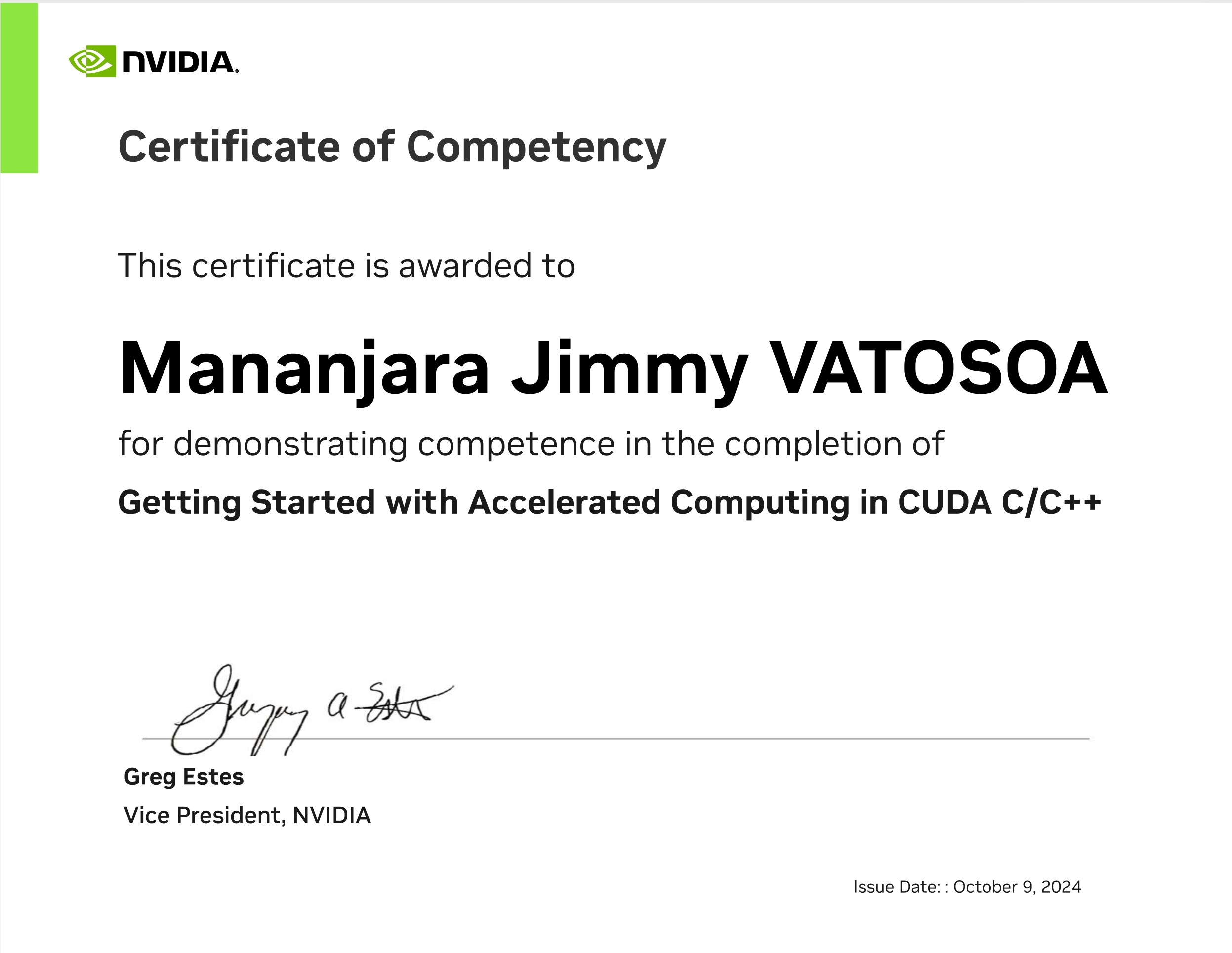 NVidia - Accelerate Computing with CUDA C/C++