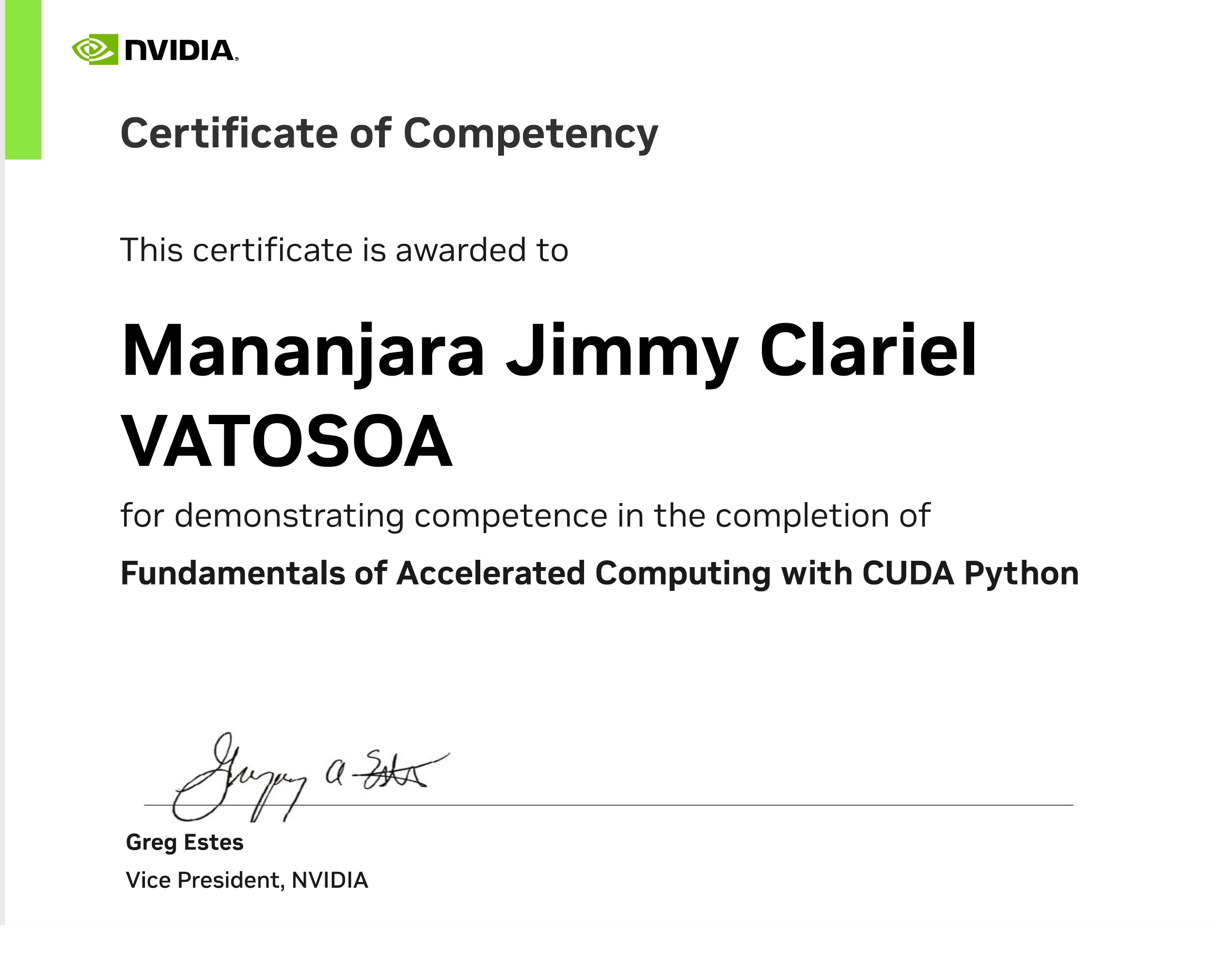 NVidia - Accelerate Computing with CUDA Python