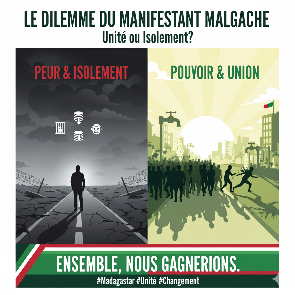 Manifestation à Madagascar